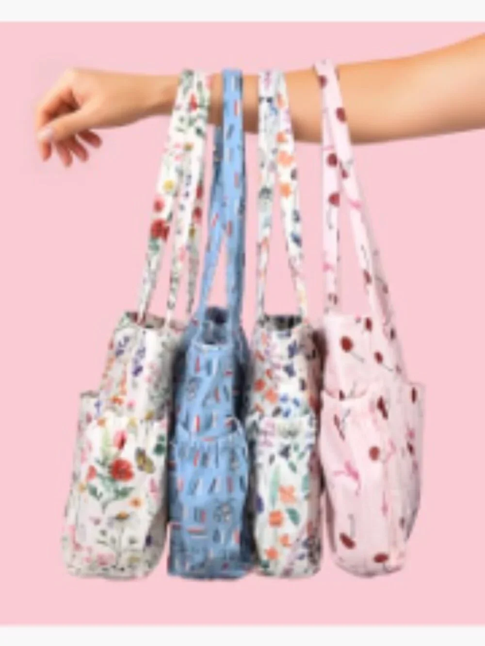 Large Corduroy Tote Bag with Zipper Multi-Pocket Shoulder Bag for Work Travel